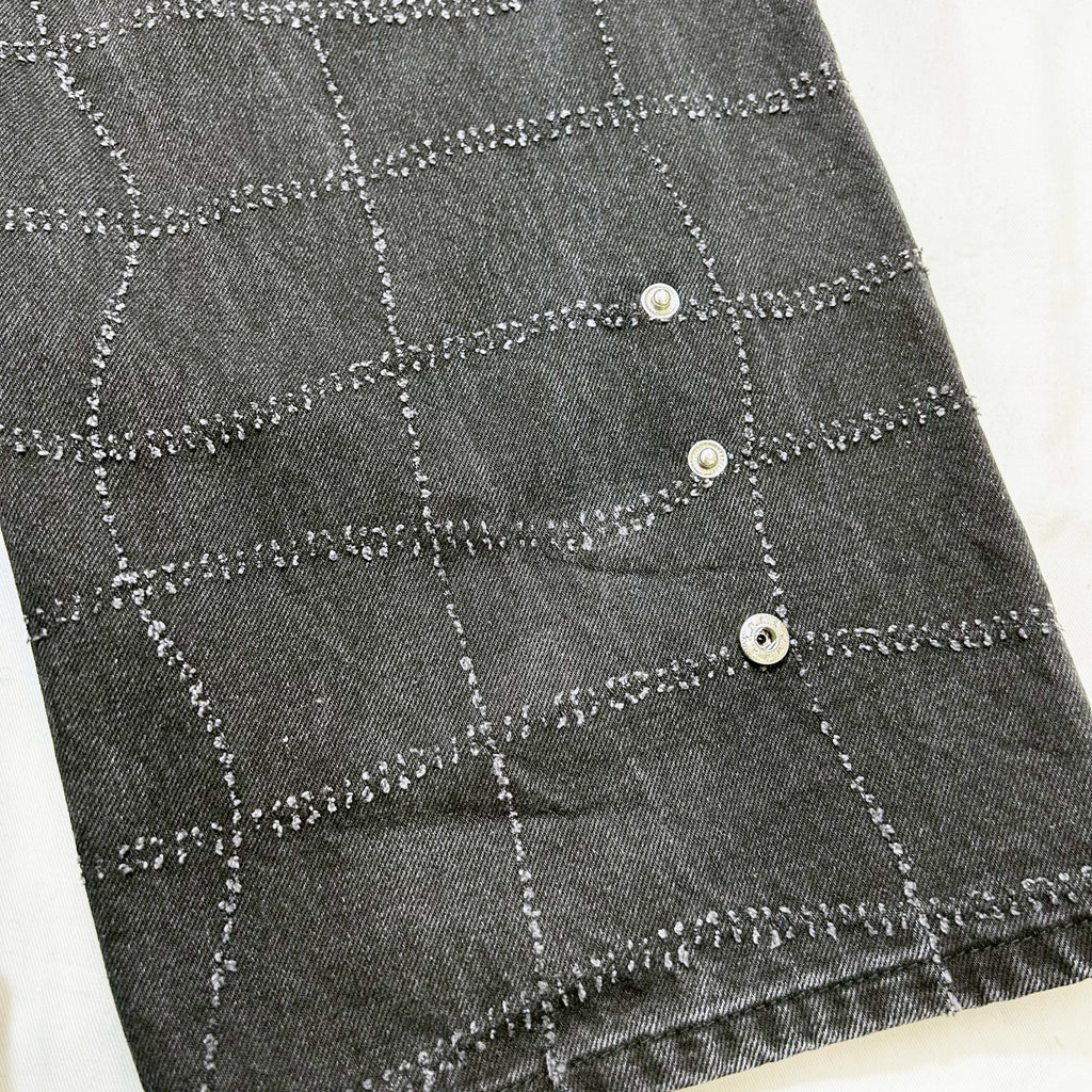SVG NEEDLE PUNCH DENIMPANTS