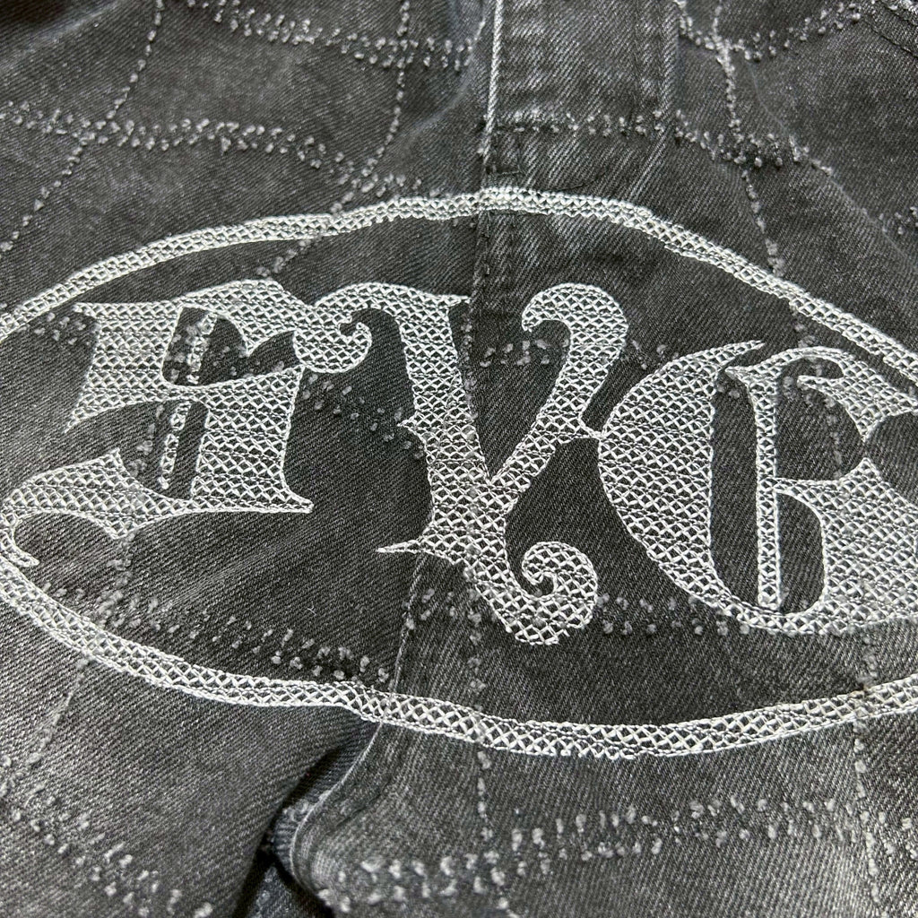 SVG NEEDLE PUNCH DENIMPANTS