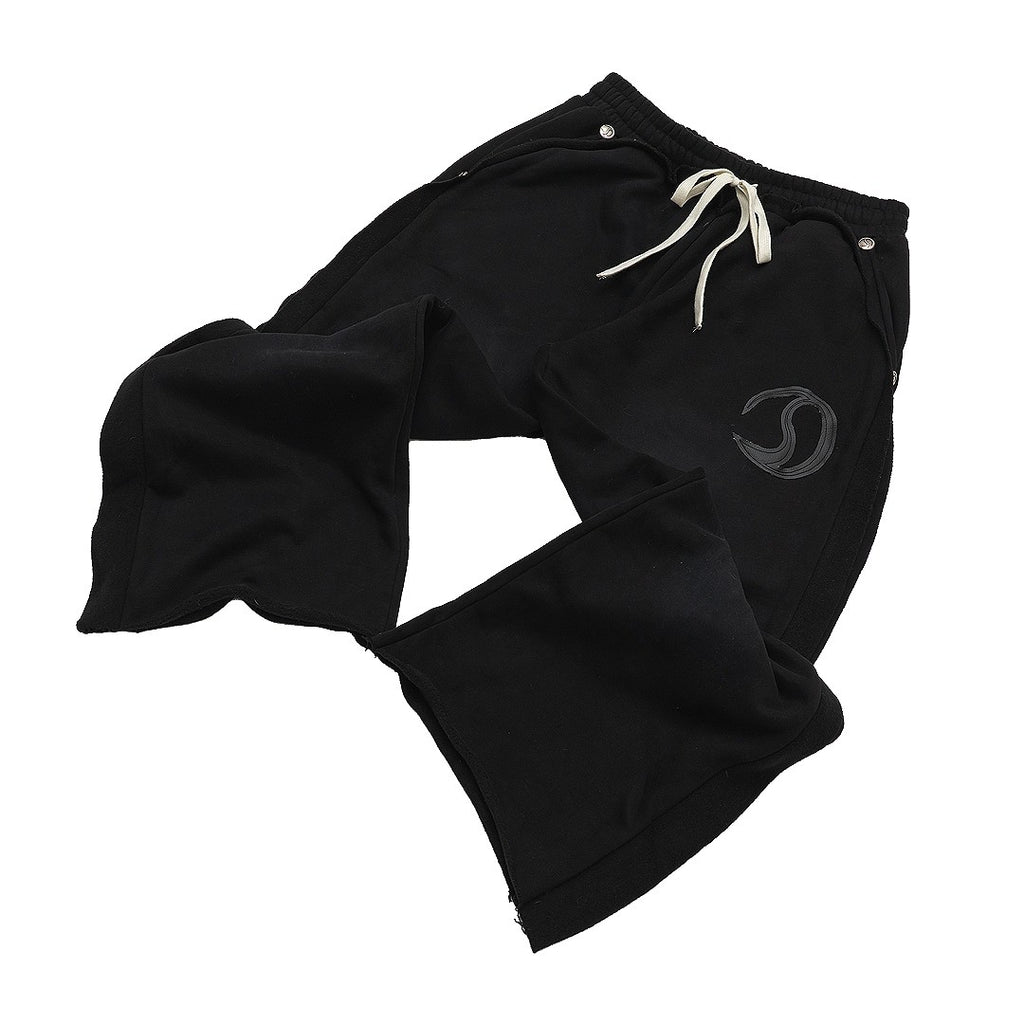 CRACK LEATHER SWEAT PANTS