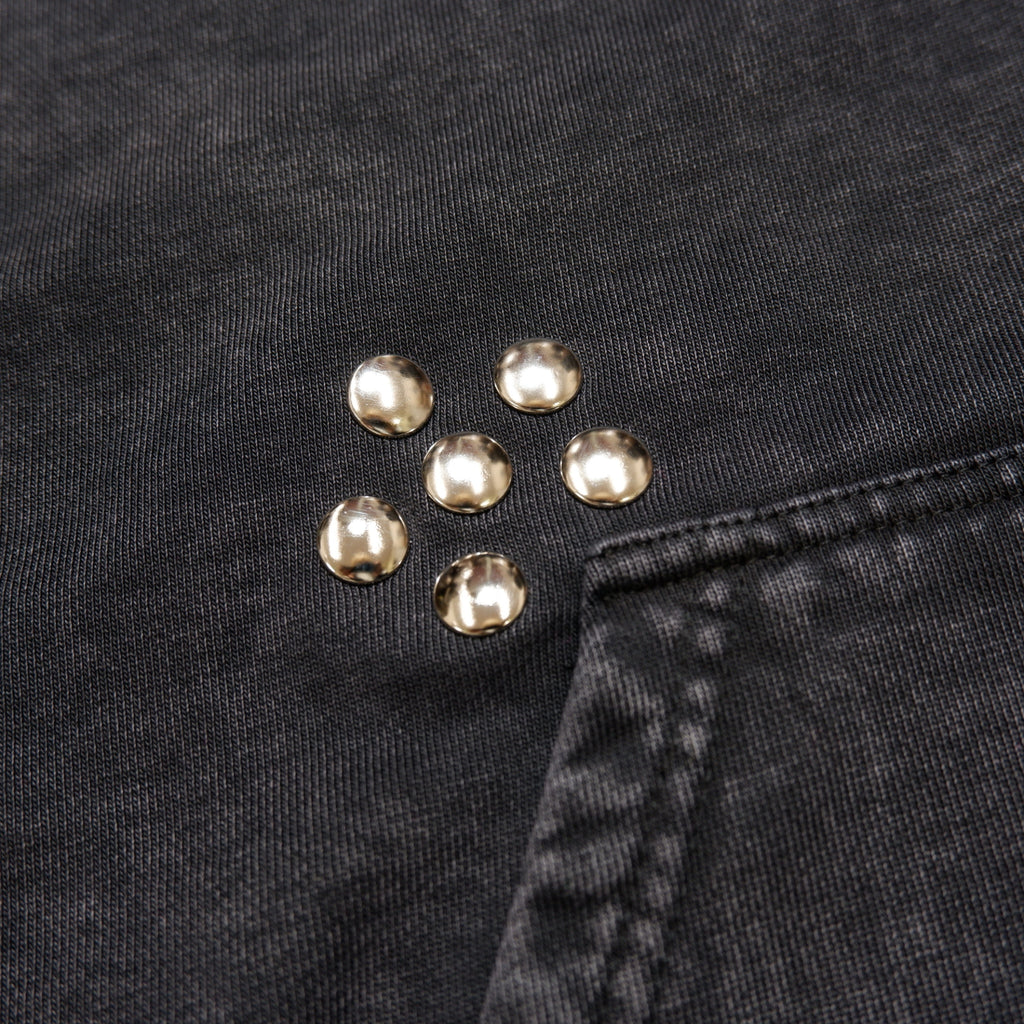 ROPE STUDS ZIP HOODIE