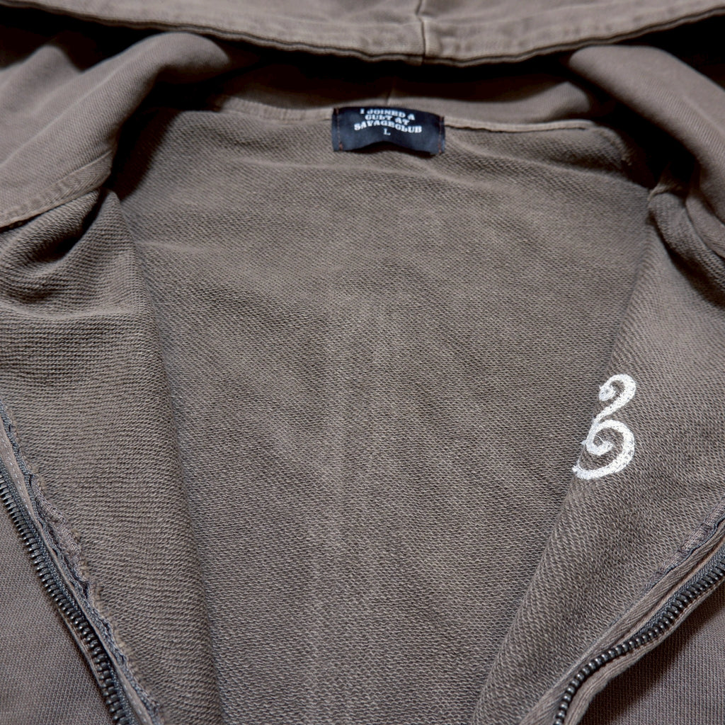 ROPE STUDS ZIP HOODIE