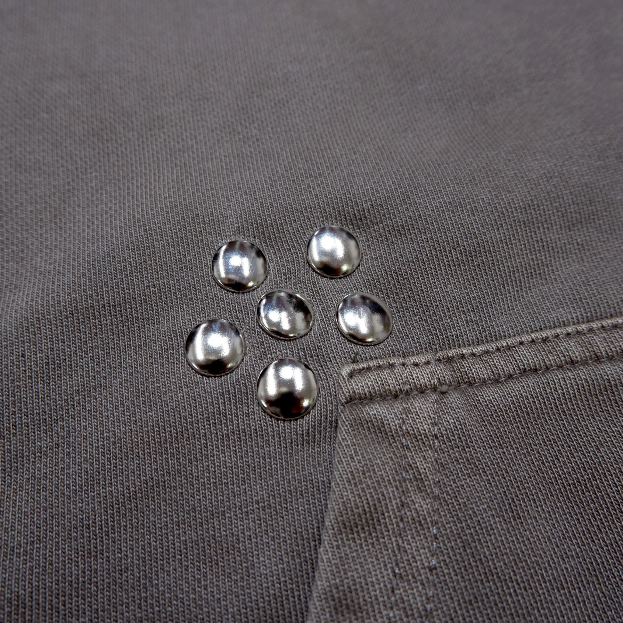 ROPE STUDS ZIP HOODIE