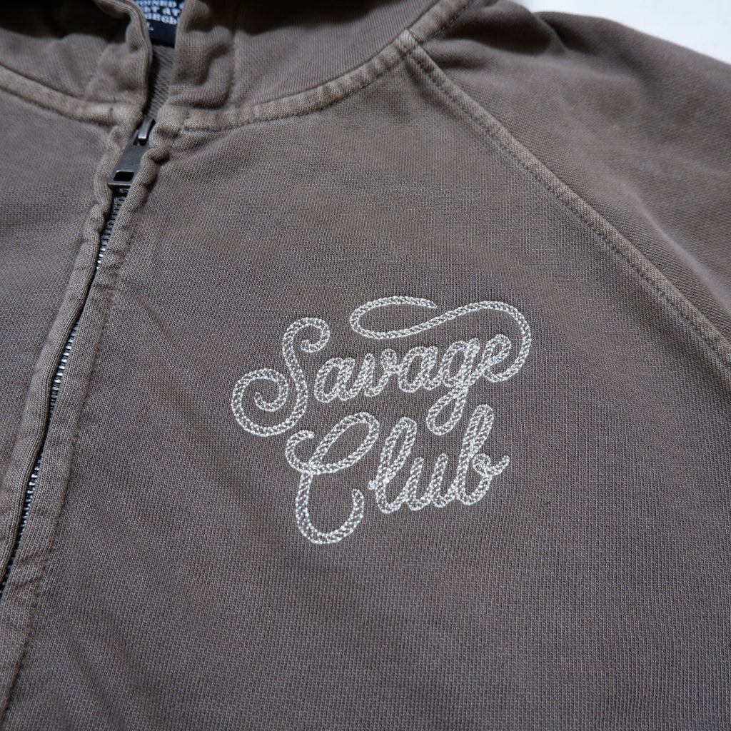 ROPE STUDS ZIP HOODIE