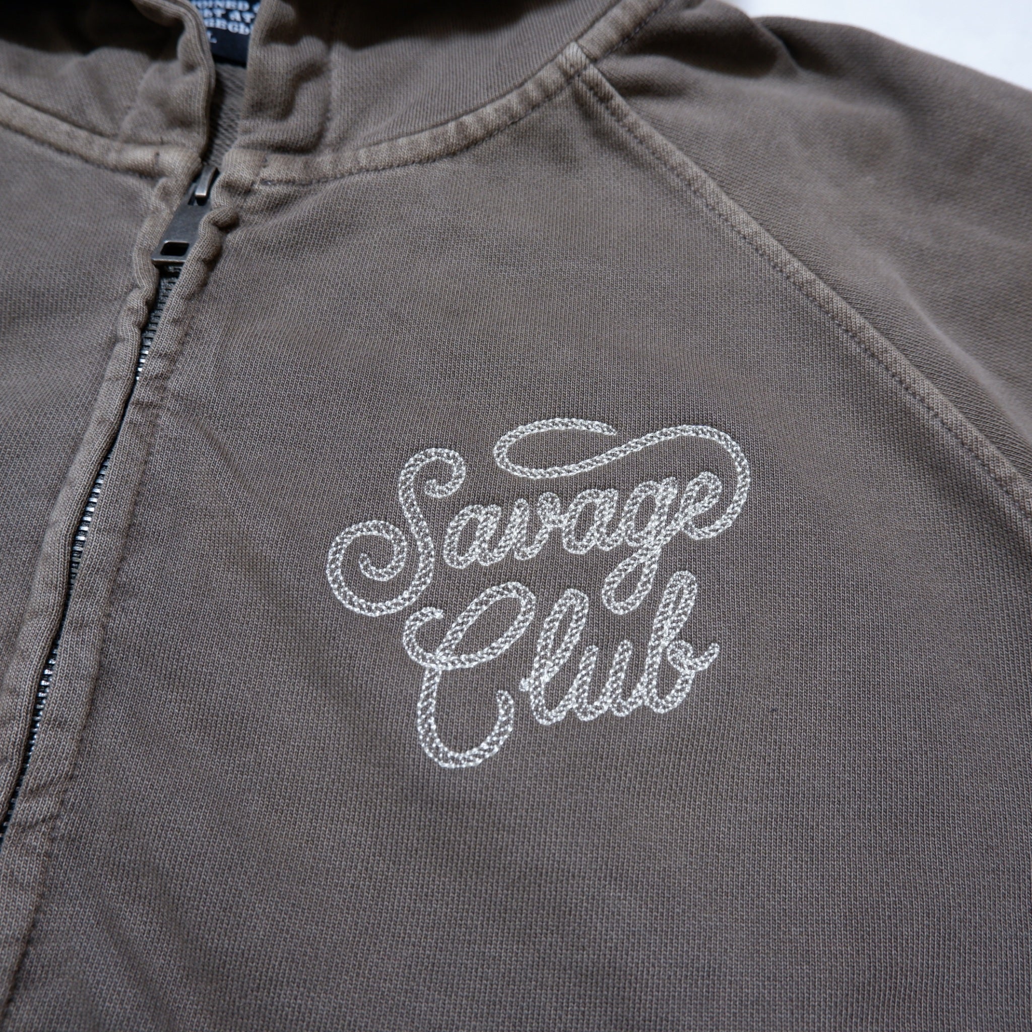 ROPE STUDS ZIP HOODIE
