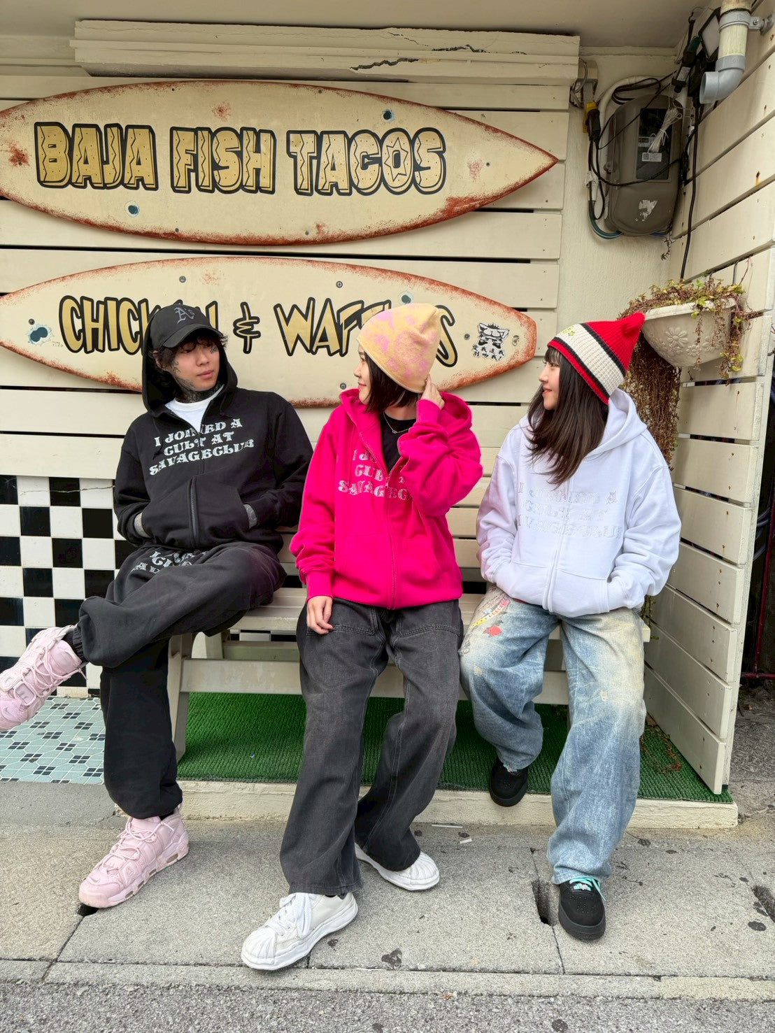 CULT STONE ZIP HOODIE