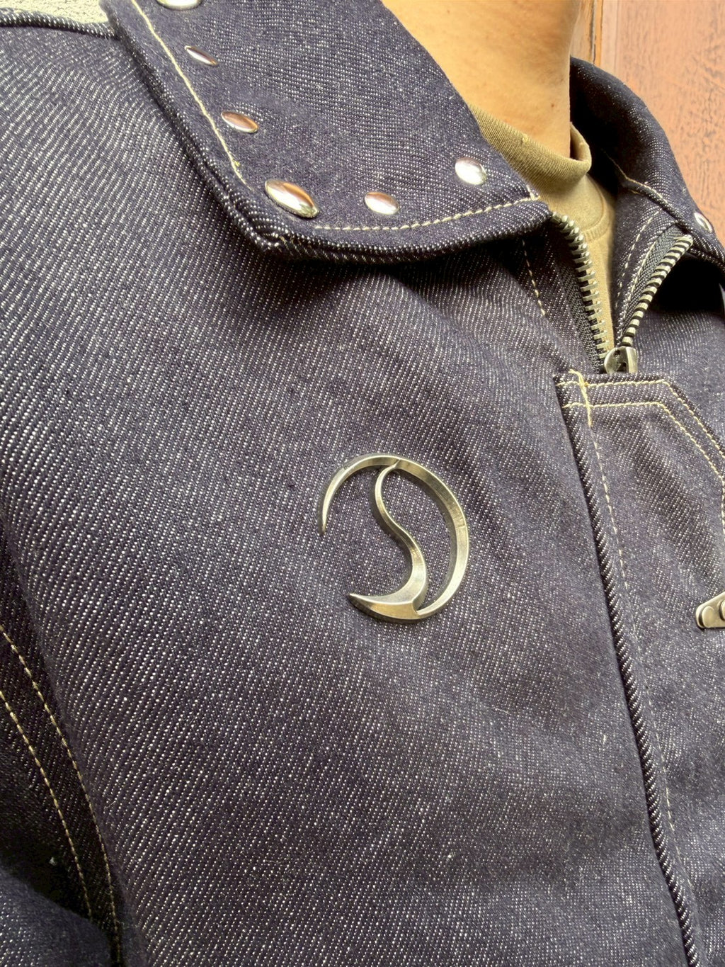 CRACK FIREMAN DENIM JACKET