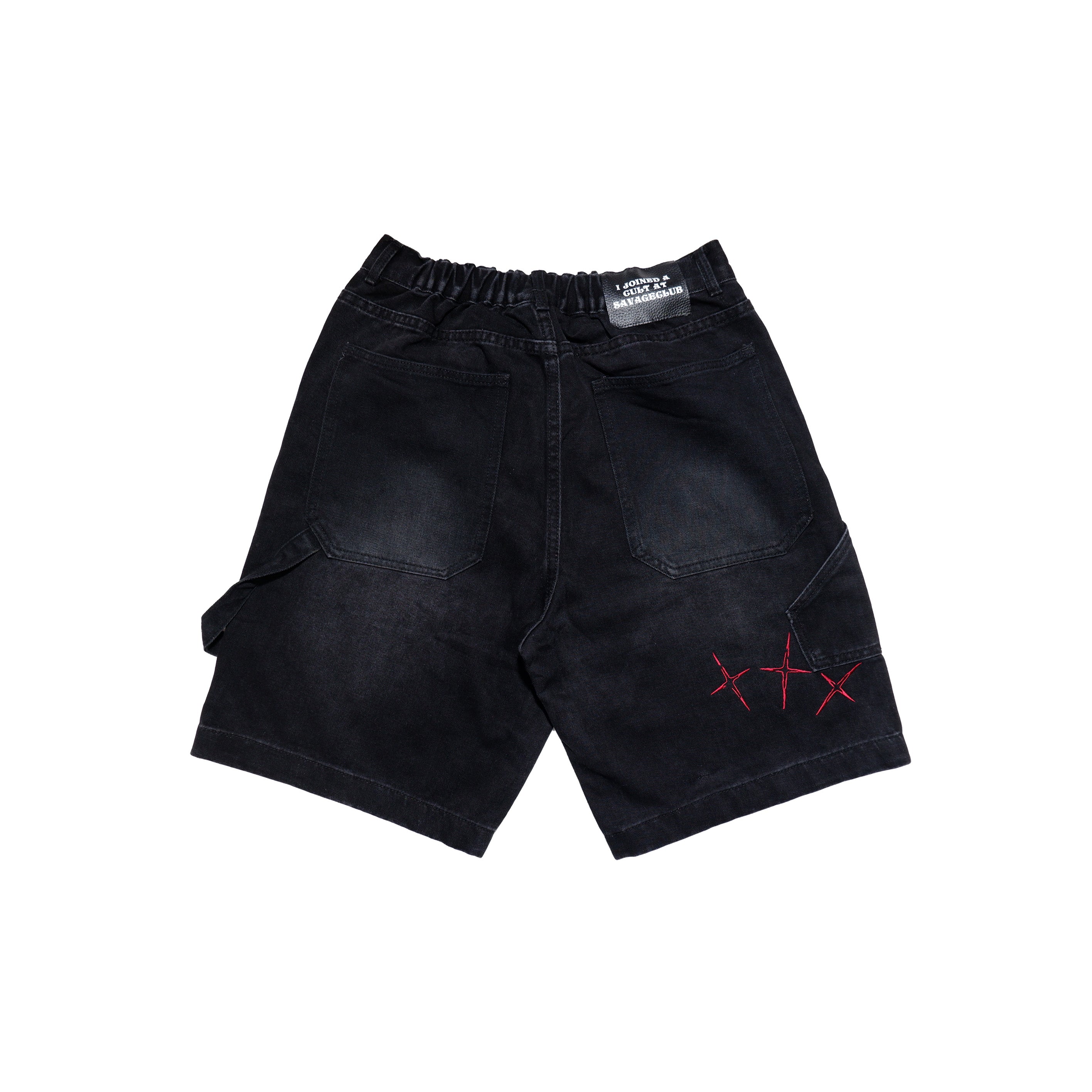 CROSS DRIP PAINTER PANTS