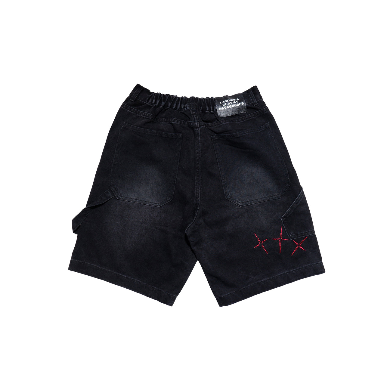 CROSS DRIP PAINTER PANTS