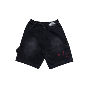 CROSS DRIP PAINTER PANTS