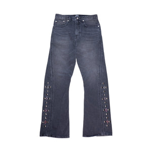 STUDS LINE DENIM PANTS