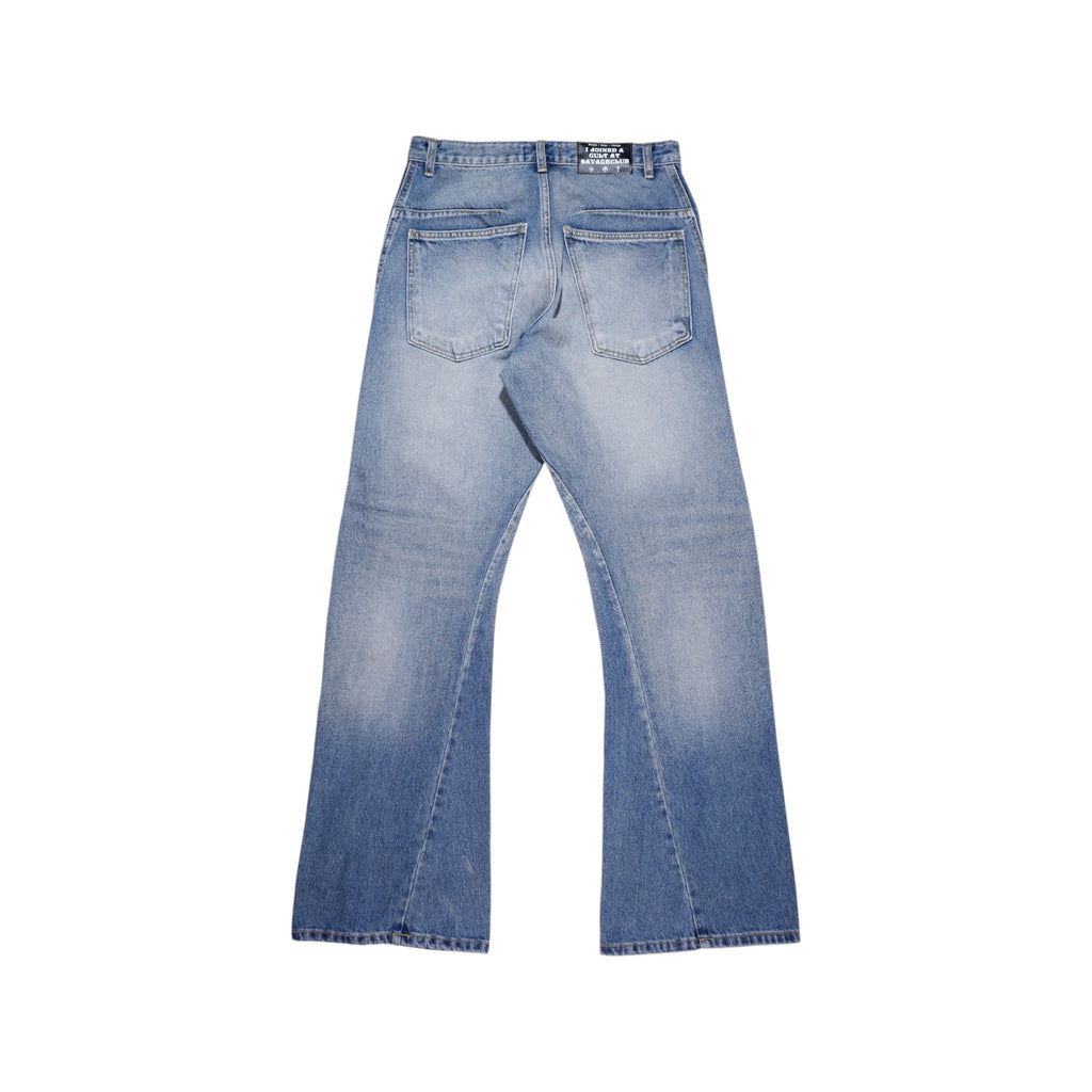 STUDS LINE DENIM PANTS