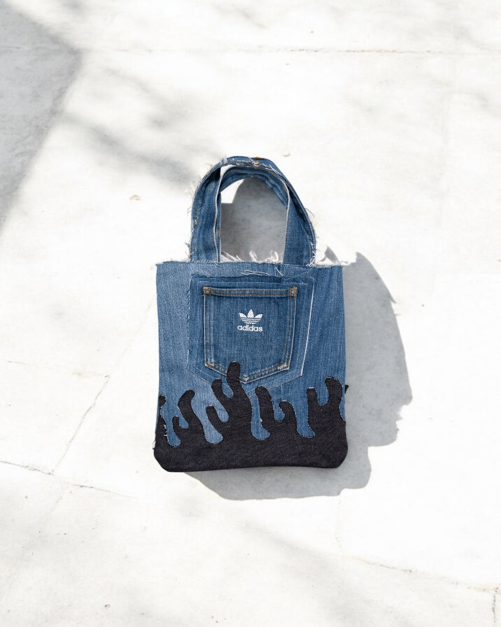 Fire denim tote bag b/b