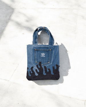 Fire denim tote bag b/b