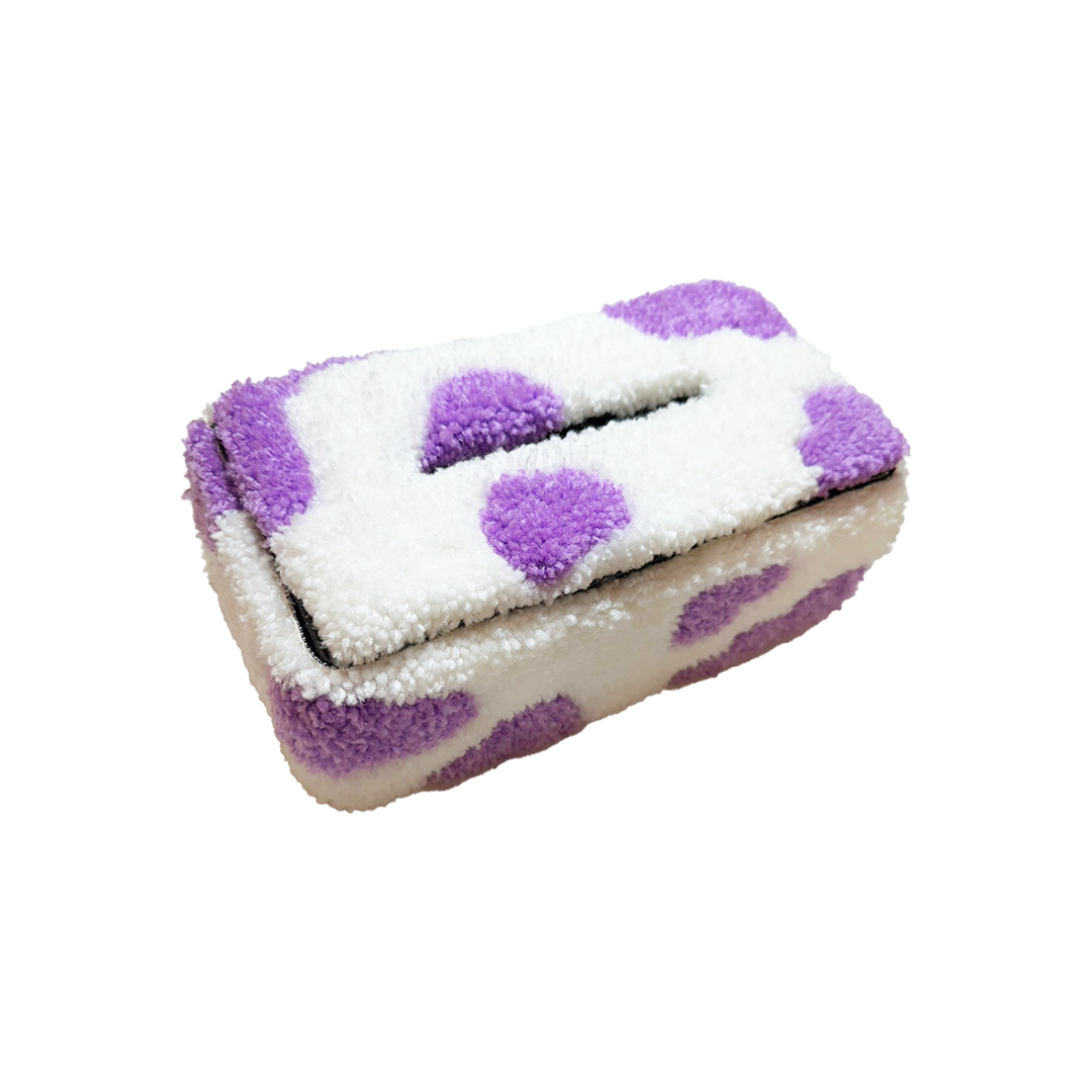 BUBBLE TISSUE CASE PURPLE