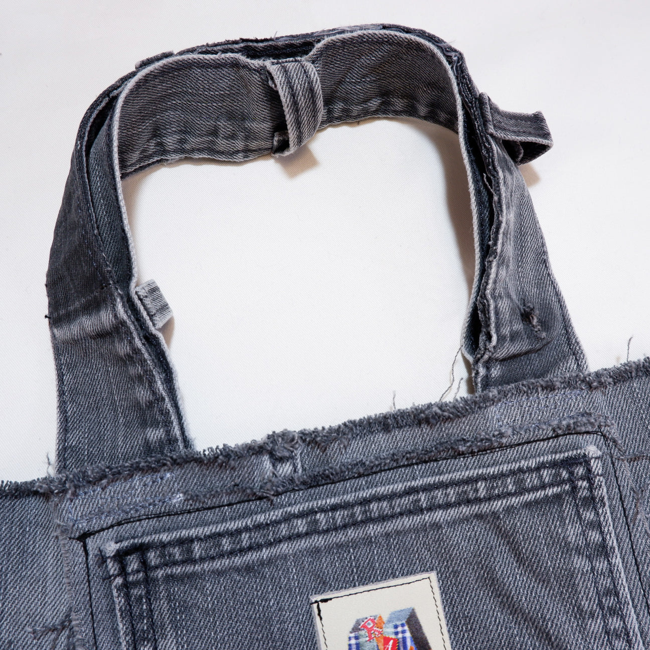 Fire denim tote bag c/b